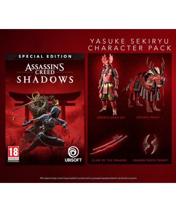 Assassin s Creed Shadows - Yasuke Sekiryu Character Pack DLC without PS5 PlayStation 5 Key 
